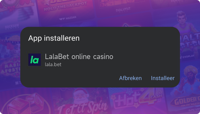 Bevestig de actie in het pop-upvenster
